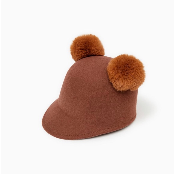 zara pom pom beanie